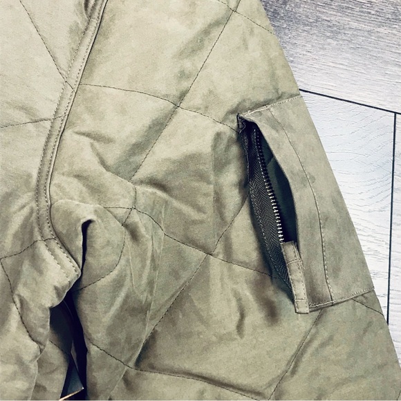 Vans Men’s Full Zip Quilted Canteen Trusel Bomber Jacket Size XXL - 0A7S8M NWT - Picture 3 of 10